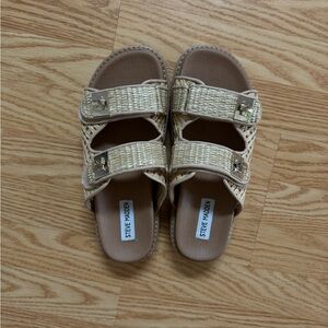 Steve Madden Tan Sandals with Adjustable Straps